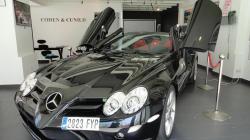 Mercedes Benz SLS schwarz mit Flügeltüren